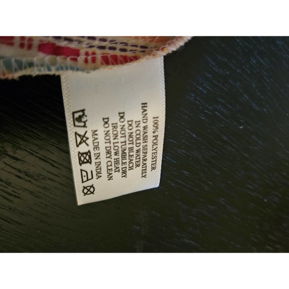 America and Beyond Rainbow Striped Maxi Dress Size Large - Picture 8 of 8